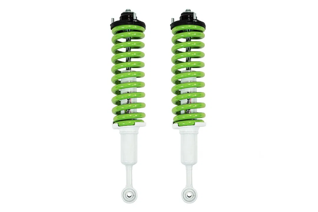 12710GR-BCKTC-PB – IRONMAN 4X4 Coil Over Shock Absorber, Non Adjustable Valving 2-1/2 Inch Lift Pigtail Spring White ...